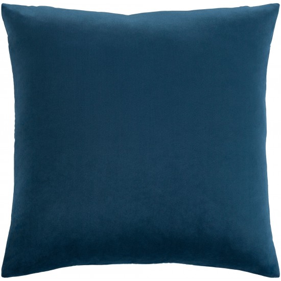 Surya Calista Cia-010 Dark Blue Pillow Shell With Down Insert 22"H X 22"W