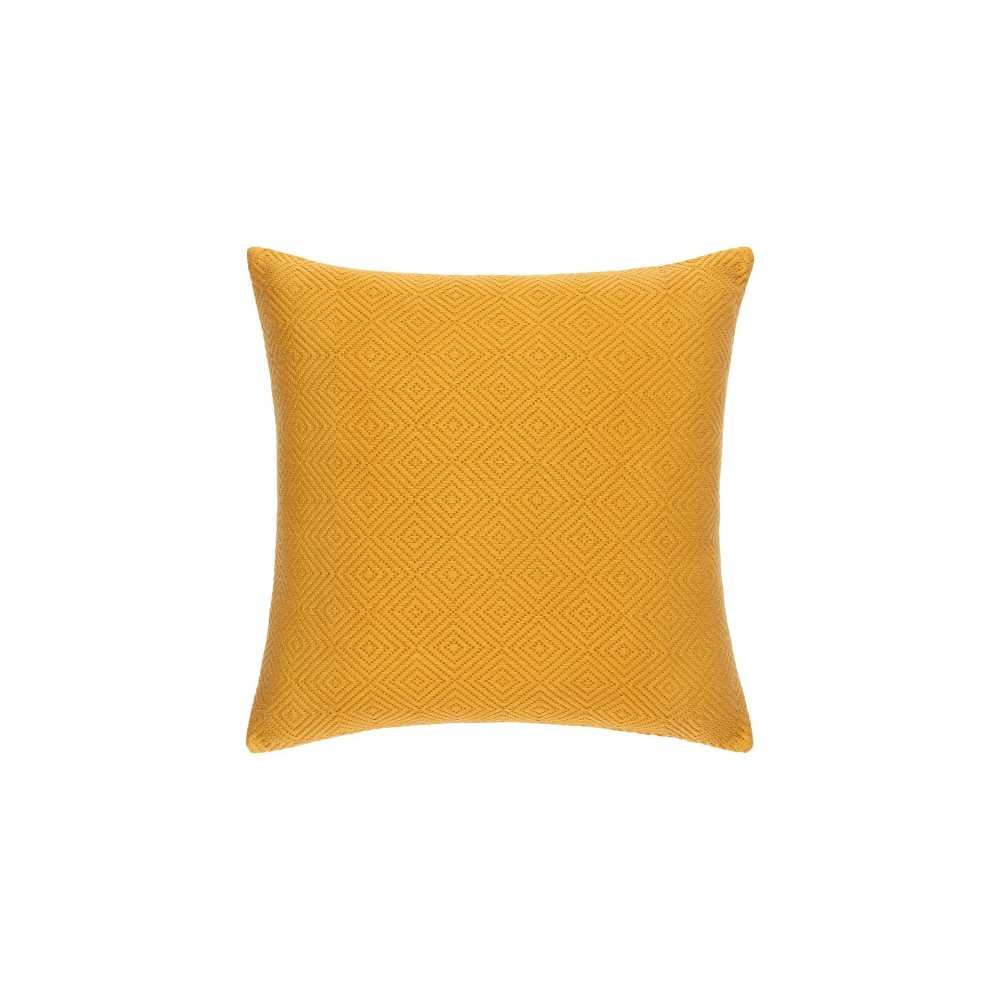 Surya Camilla Mustard Pillow Shell With Polyester Insert 18"H X 18"W Surya Camilla Mustard Pillow Shell With Polyester Insert 18"H X 18"W