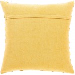 Surya Caprio Saffron Pillow Shell With Polyester Insert 18"H X 18"W