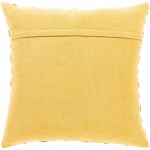 Surya Caprio Saffron Pillow Shell With Polyester Insert 20"H X 20"W