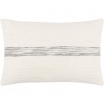 Surya Carine Ivory Pillow Shell With Down Insert 14"H X 22"W