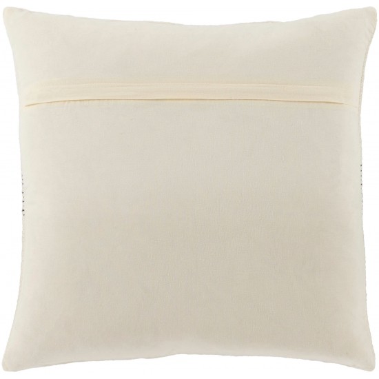 Surya Carine Ivory Pillow Shell With Polyester Insert 14"H X 22"W