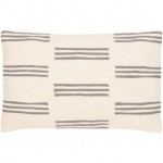 Surya Carlton Cream Pillow Shell With Polyester Insert 14"H X 22"W