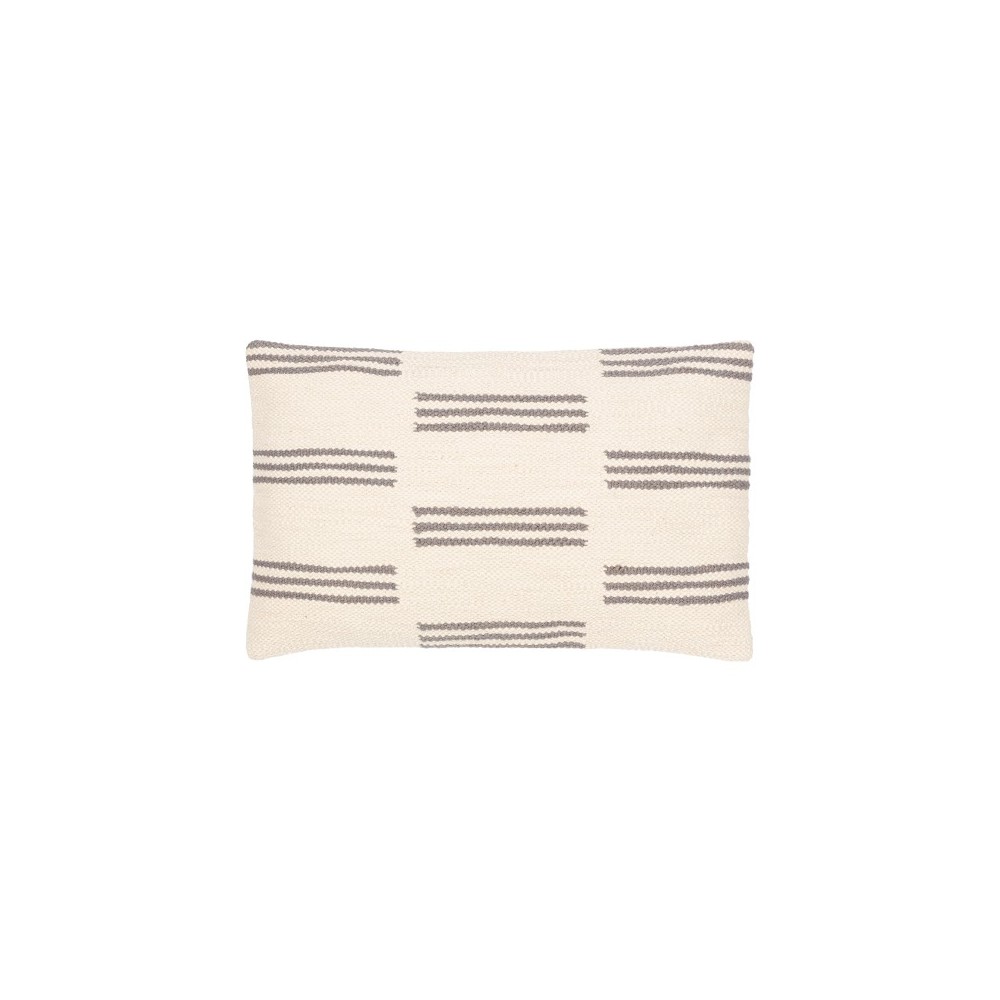 Surya Carlton Cream Pillow Shell With Polyester Insert 14"H X 22"W Surya Carlton Cream Pillow Shell With Polyester Insert 14"H X 22"W