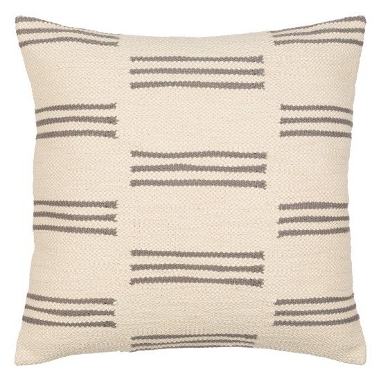 Surya Carlton Cream Pillow Shell With Down Insert 18"H X 18"W