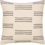 Surya Carlton Cream Pillow Shell With Polyester Insert 22"H X 22"W