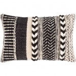 Surya Cascada Beige Pillow Shell With Polyester Insert 13"H X 20"W