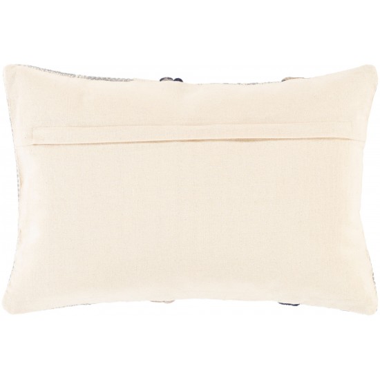 Surya Cascada Light Beige Pillow Shell With Polyester Insert 13"H X 20"W