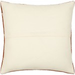 Surya Chase Brick Red Pillow Shell With Down Insert 14"H X 22"W
