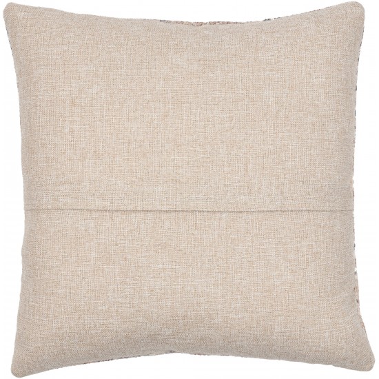 Surya Colin Tan Pillow Shell With Down Insert 18"H X 18"W