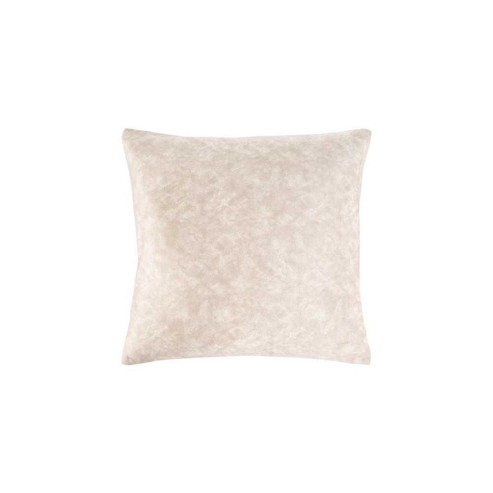 Surya Collins Light Beige Pillow Shell With Down Insert 20"H X 20"W