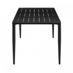 Beowulf Outdoor Patio Dining Table in Aluminum