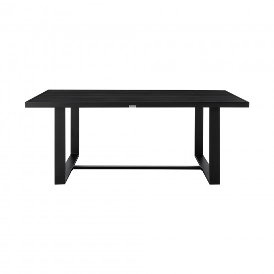 Felicia Outdoor Patio Dining Table in Aluminum