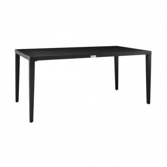 Aileen Outdoor Patio Dining Table in Aluminum