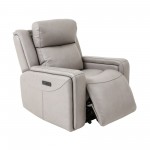 Claude Dual Power Headrest and Lumbar Support Recliner Chair