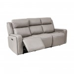 Claude Dual Power Headrest and Lumbar Support Reclining Sofa