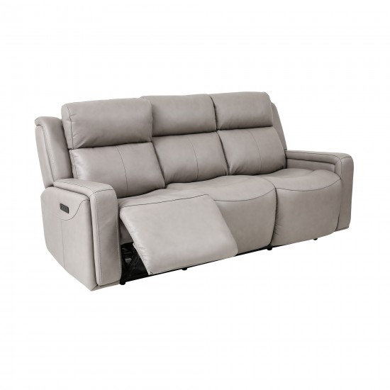 Claude Dual Power Headrest and Lumbar Support Reclining Sofa