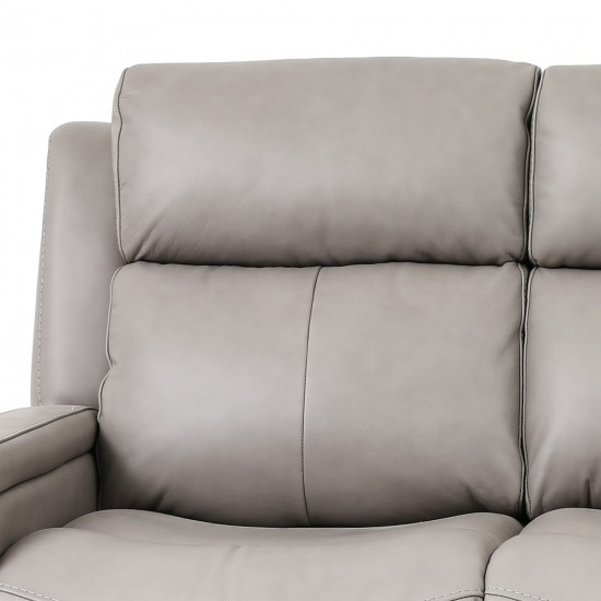 Claude Dual Power Headrest and Lumbar Support Reclining Sofa