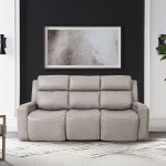 Claude Dual Power Headrest and Lumbar Support Reclining Sofa