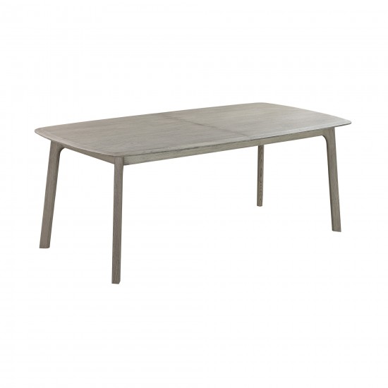 Holland Extendable Rectangle 98" Dining Table in Grey Oak