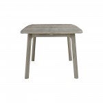 Holland Extendable Rectangle 98" Dining Table in Grey Oak