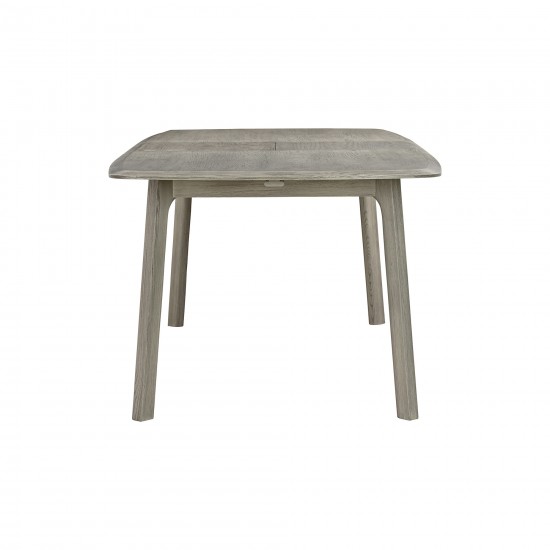 Holland Extendable Rectangle 98" Dining Table in Grey Oak