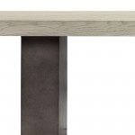 Abbey Concrete and Grey Oak Wood Dining Table