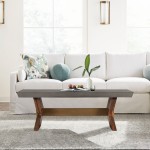 Picadilly Rectangle Coffee Table in Acacia Wood and Concrete