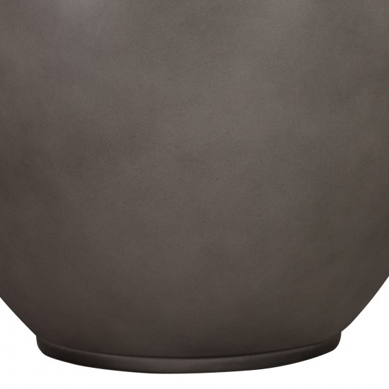 Moonstone Large Indoor or Outdoor Planter in Grey Concrete