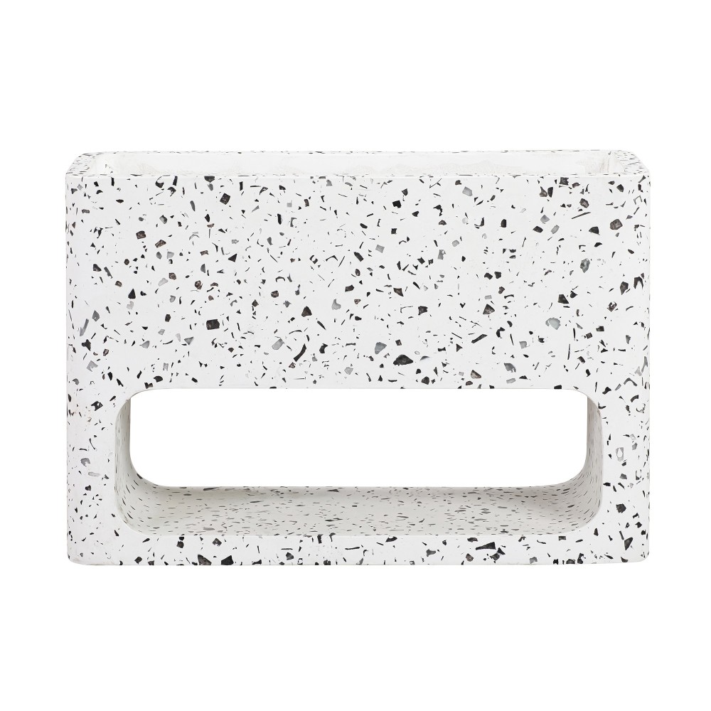 Sunstone Indoor or Outdoor Planter in Terrazzo Concrete