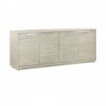 Abbey 4 Door Sideboard Buffet in Grey Oak Wood