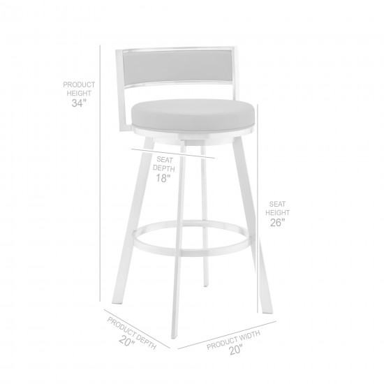 Naomi and Roman 5-Piece Counter Height Dining Set in Brushed Stainless Steel