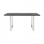 Fenton and Gray Pacific 7 Piece Modern Rectangular Dining Set with Metal Base