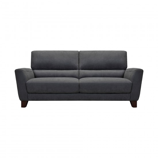 Kester 81" Square Arm Dark Gray Fabric Sofa