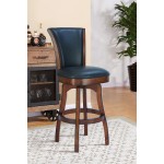 Raleigh 26" Counter Height Swivel Barstool in Rustic Cordovan Finish