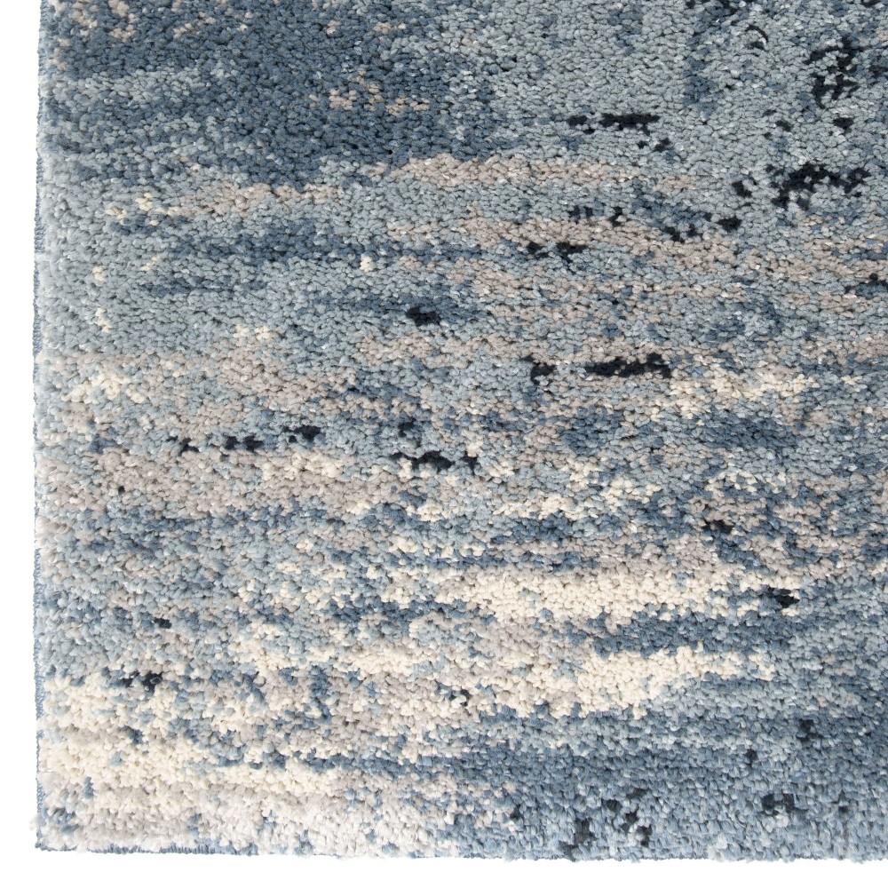 Spartan Contemporary 8x10 Area Rug in CreamandBlue Spartan Contemporary 8x10 Area Rug in CreamandBlue