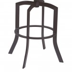 Studio 30" Bar Height Barstool in Auburn Bay finish with Brown Faux Leather