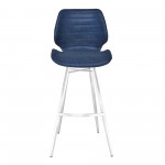 Valor 26" Counter Height Barstool in Brushed Stainless Steel