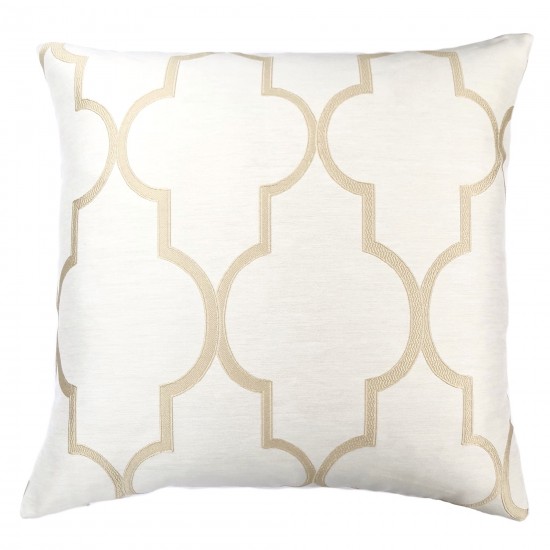 Paxton Decorative Feather and Down Throw Pillow In Dulce Jacquard Fabric