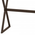 Valencia Contemporary Rectangular Bar Table in Auburn Bay Finish