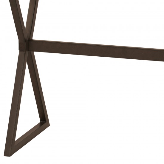 Valencia Contemporary Rectangular Bar Table in Auburn Bay Finish