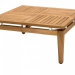 Arno Outdoor Square Teak Wood Coffee Table