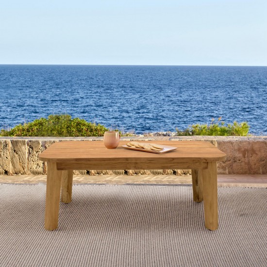 Bahamas Outdoor Rectangular Teak Wood Coffee Table