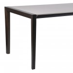 Fineline Indoor 80" Rectangle Dining Table in Dark Eucalyptus Wood