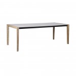 Fineline Indoor 80" Rectangle Dining Table in Light Eucalyptus Wood