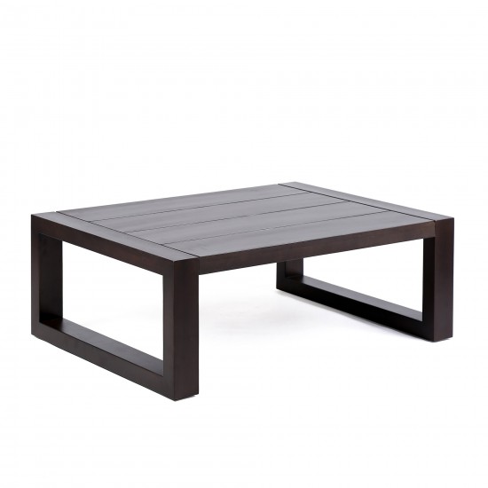 Paradise Outdoor Dark Eucalyptus Wood Coffee Table