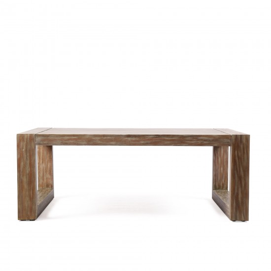 Paradise Outdoor Light Eucalyptus Wood Coffee Table