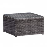 Hagen 3 piece Rattan Sectional Chase Set with Brown Cushions