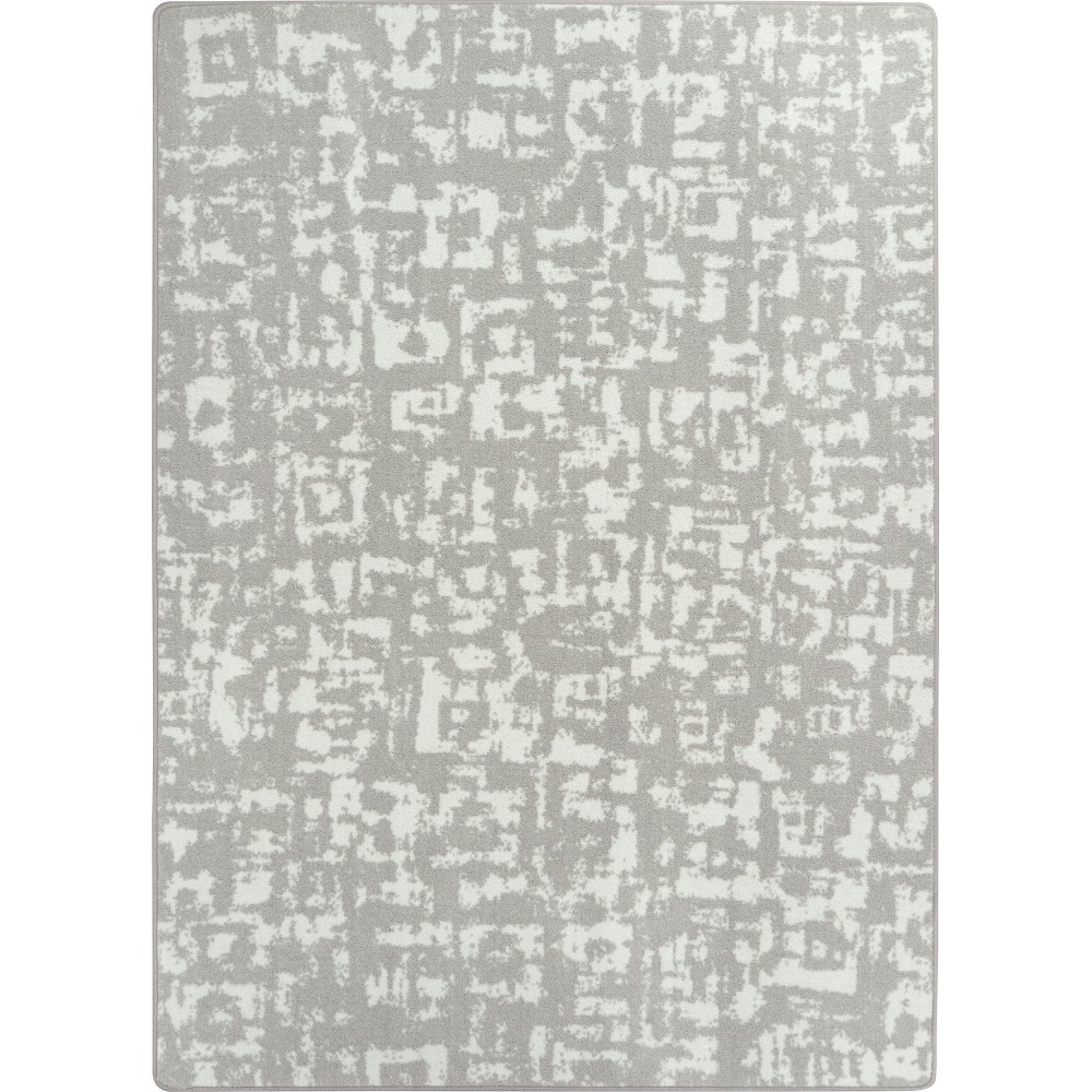 Block Print 5'4" x 7'8" area rug in color Dove Block Print 5'4" x 7'8" area rug in color Dove