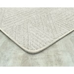 Above Board 3'10" x 5'4" area rug in color Dove